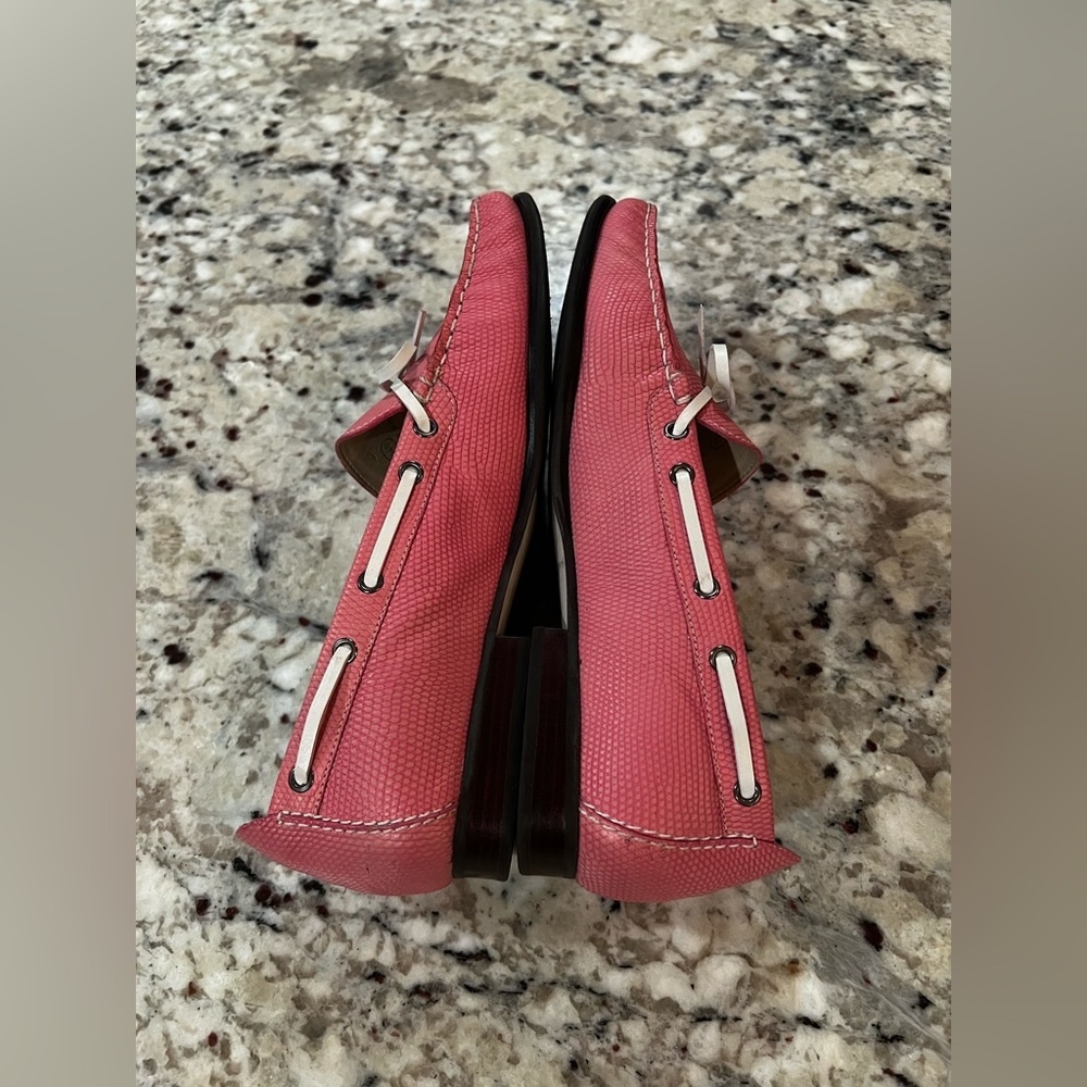 Talbots Women’s Pink Pastel‎ Loafers Moccasins Bow Tie Size 7.5 - Picture 3 of 8